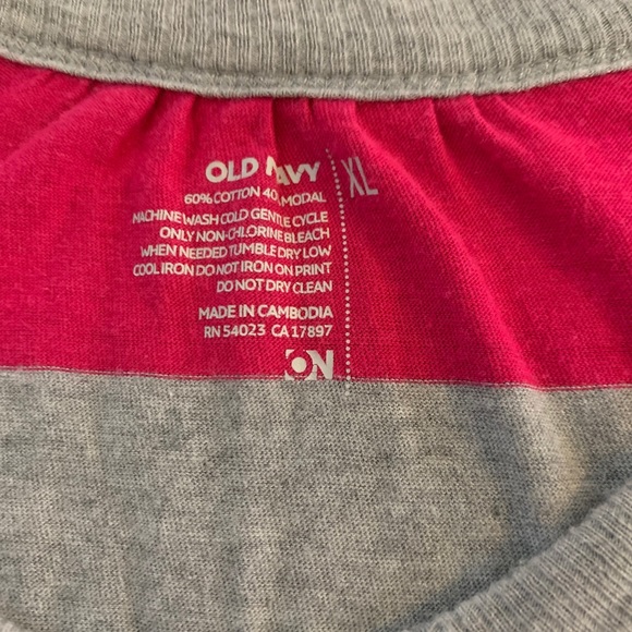 Old Navy long sleeve stripe top - Picture 3 of 3